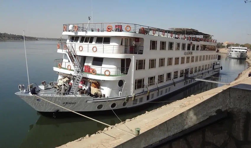 Exterior view of the MS Nile Premium Nile Cruise Nile cruise ship